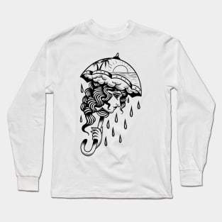 Girl rain Long Sleeve T-Shirt